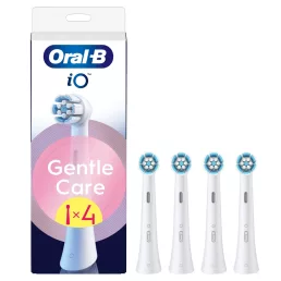   Oral-B iO Gentle Care elektromos fogkefe pótfej, fehér (4 db)