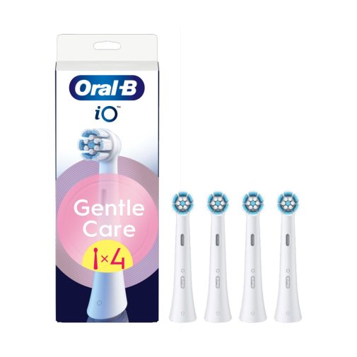 Oral-B iO Gentle Care elektromos fogkefe pótfej, fehér (4 db)