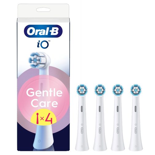 Oral-B iO Gentle Care elektromos fogkefe pótfej, fehér (4 db)
