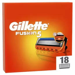   INGYENES SZÁLLÍTÁS - Gillette Fusion5 Borotvabetétek Férfi Borotvához (18 db) + AJÁNDÉK Kulacs