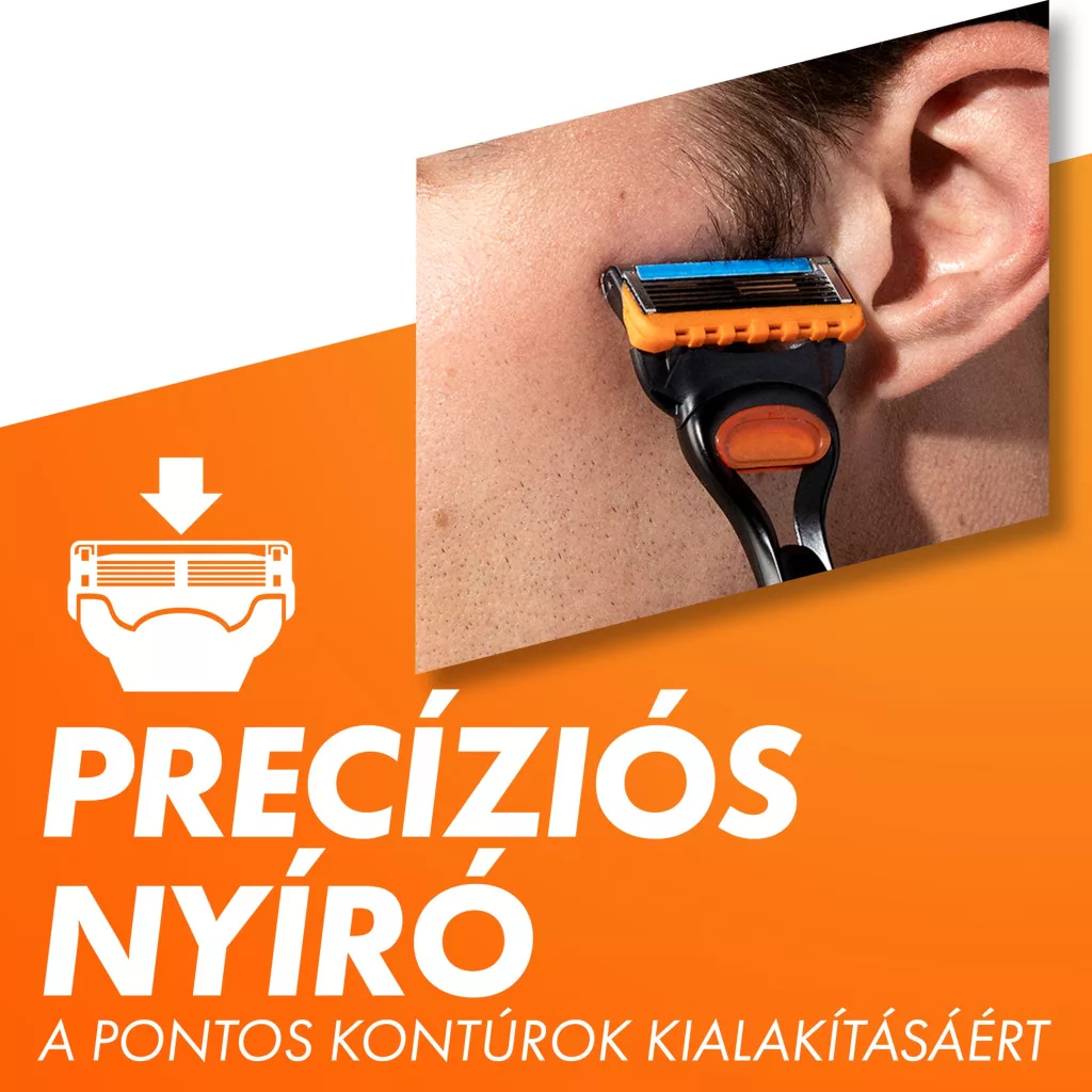 INGYENES SZÁLLÍTÁS - Gillette Fusion5 Borotvabetétek Férfi Borotvához (18 db) + AJÁNDÉK Kulacs
