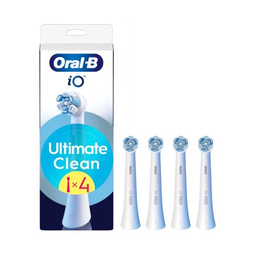 Oral-B iO Ultimate Clean elektromos fogkefe pótfej, fehér (4 db)