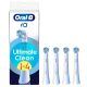 Oral-B iO Ultimate Clean elektromos fogkefe pótfej, fehér (4 db)