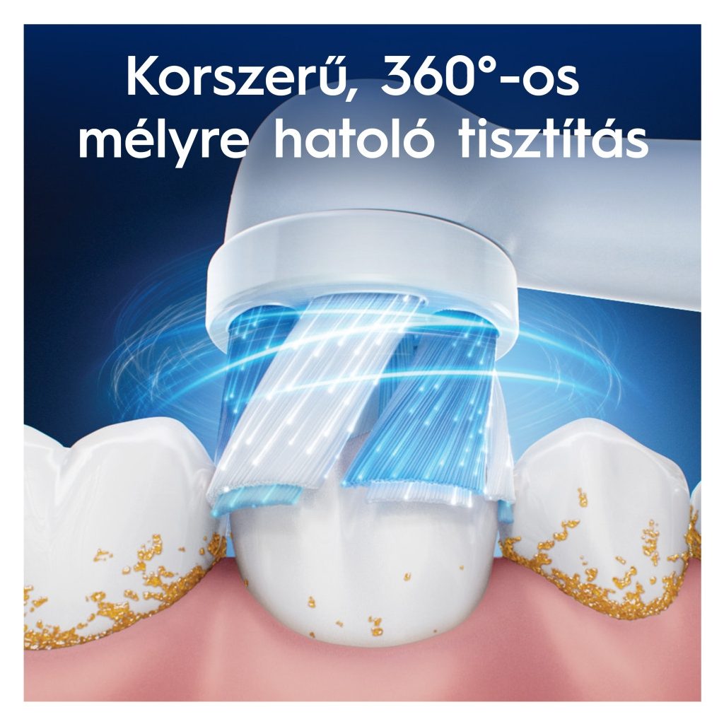 Oral-B iO Ultimate Clean elektromos fogkefe pótfej, fehér (4 db)