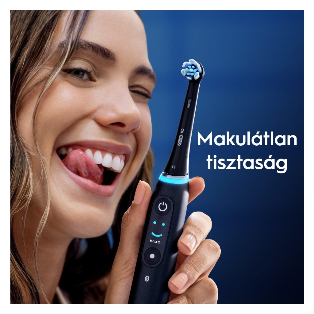 Oral-B iO Ultimate Clean elektromos fogkefe pótfej, fehér (4 db)