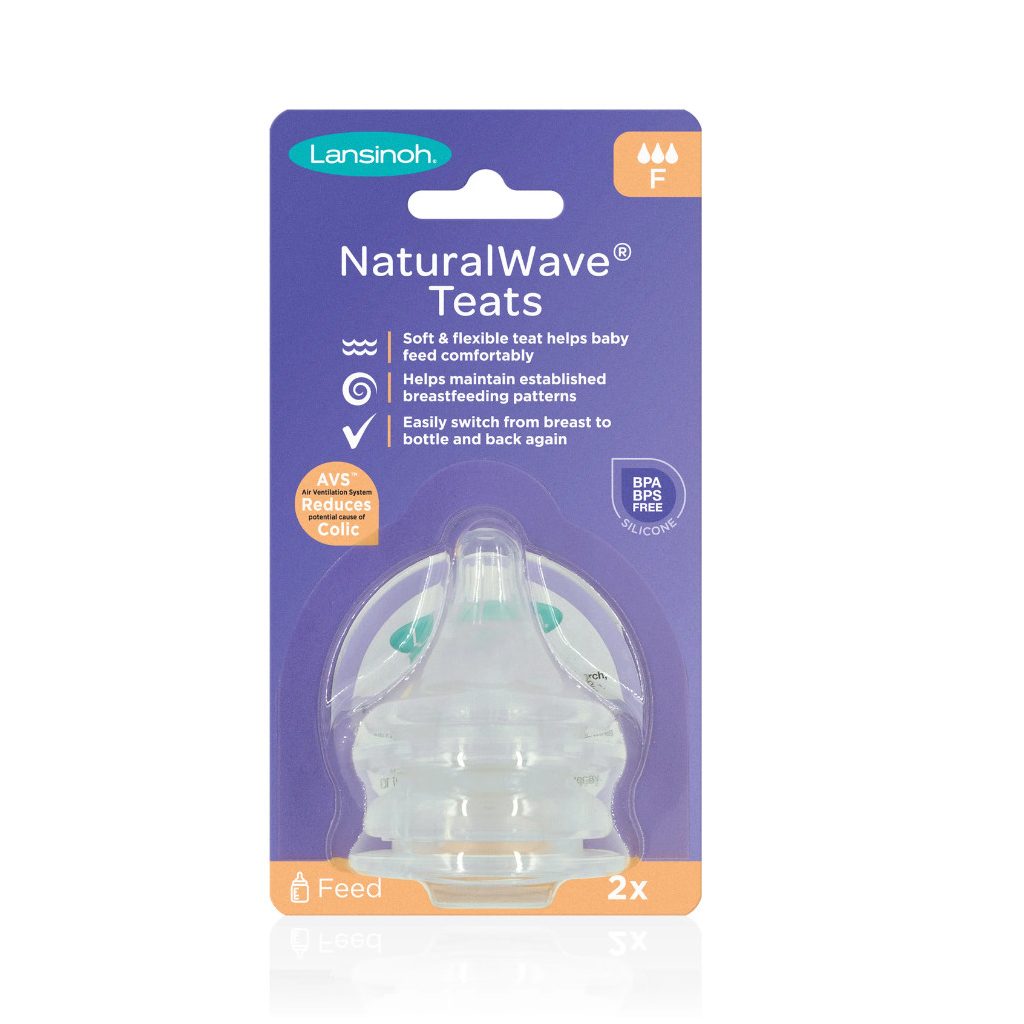 Lansinoh Natural Wave® gyors folyású etetőcumi 6 hó+ 2 db