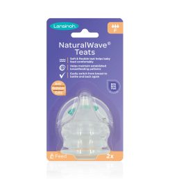   Lansinoh Natural Wave® gyors folyású etetőcumi 6 hó+ 2 db