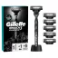 Gillette Mach3 Charcoal Férfi Borotva 6 db Borotvabetéttel Borotvatartóval + AJÁNDÉK Kulacs