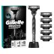 Gillette Mach3 Charcoal Férfi Borotva 6 db Borotvabetéttel Borotvatartóval