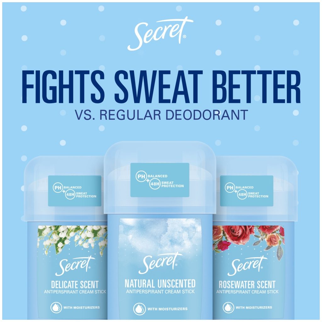 Secret Izzadásgátló Krém Delicate 40 ml