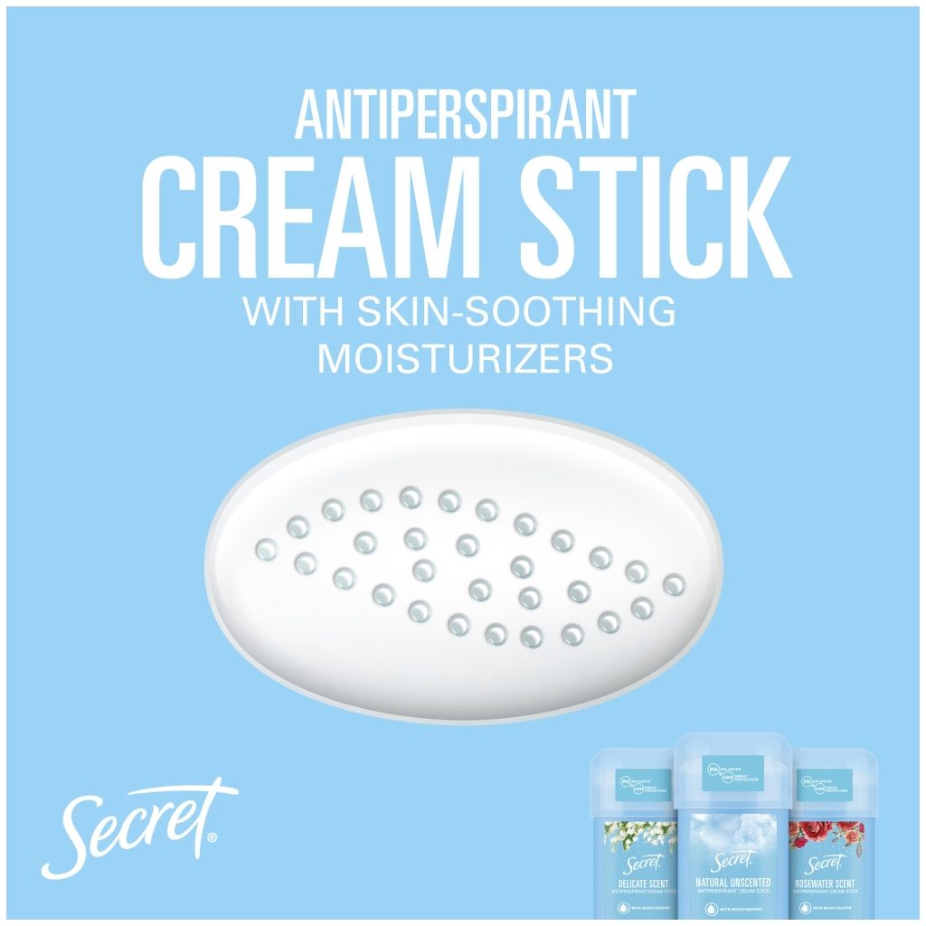 Secret Izzadásgátló Krém Delicate 40 ml