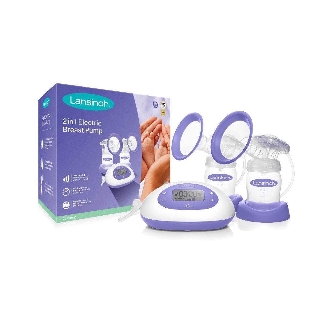 Lansinoh 2 az 1-ben professzionális elektromos dupla mellszívó