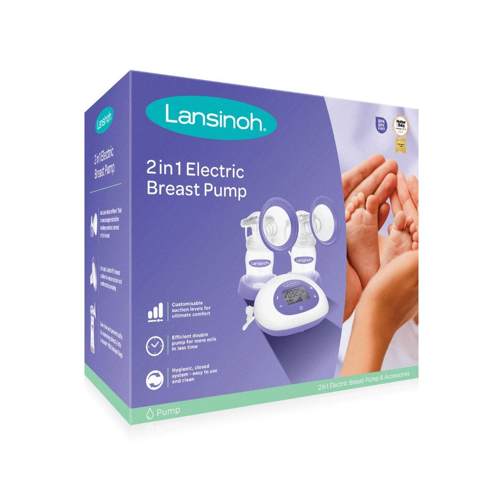 Lansinoh 2 az 1-ben professzionális elektromos dupla mellszívó