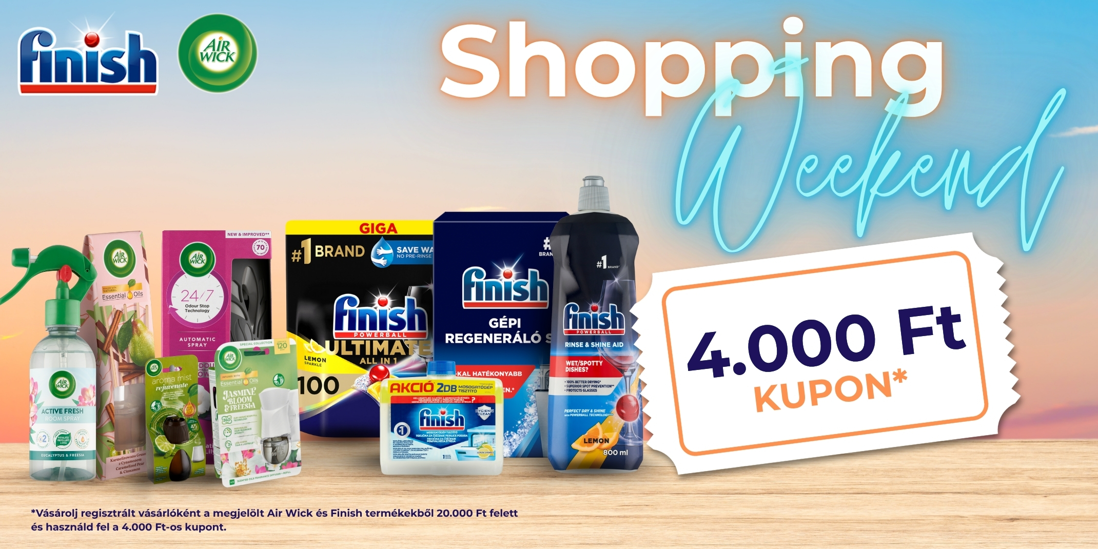 Finish - Air Wick SHOPPING DAYS