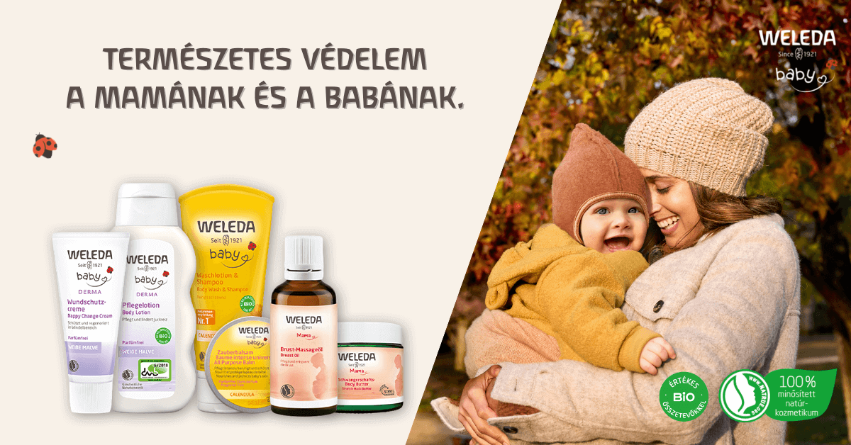 Weleda: természetes védelem a mamának és a babának