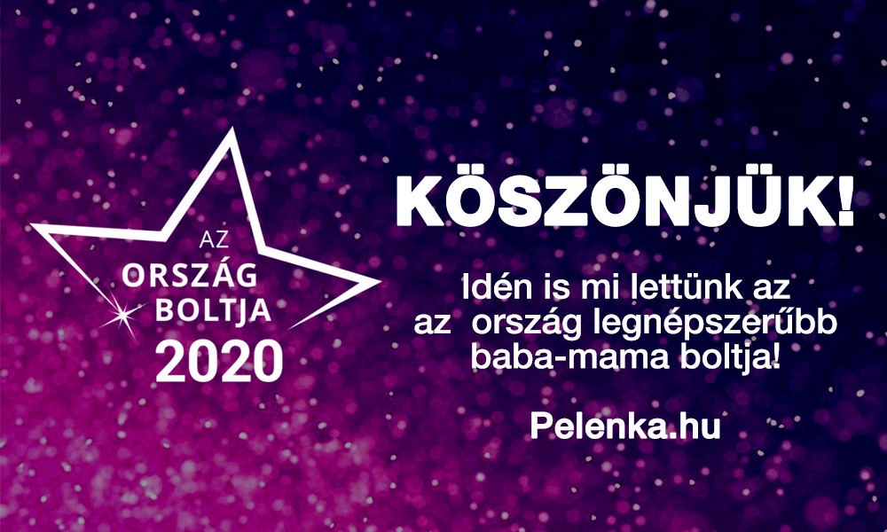 Idén is a Pelenka.hu lett az ország kedvenc baba-mama boltja