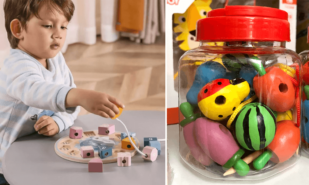Minőségi fa játékok-telilat Karácsonyra az 1-2 évesek számára