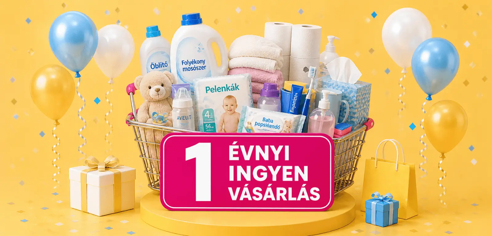 1 évnyi ingyen vásárlás