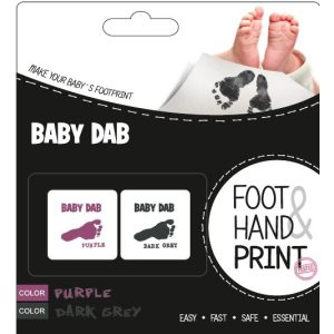 Baby Dab lenyomat készítő - lila és szürke Baby Dab lenyomat készítő - lila és szürke